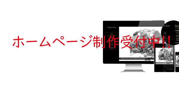 ホームページ制作受付中